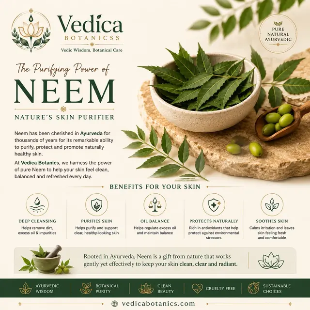 Neem benefits by Vedica Botanics